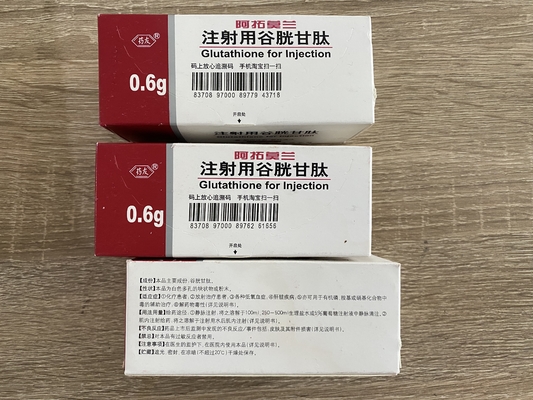 Piel de alta calidad que blanquea el péptido de la inyección del L-glutatión de la inyección de la fábrica farmacéutica de la marca